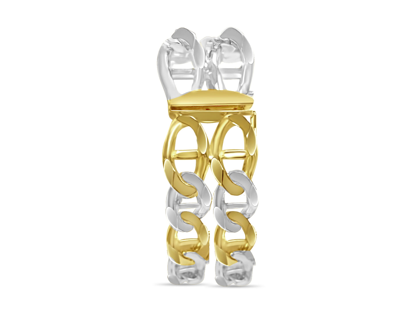 Handmade Solid Gold ID Mariner Bracelet , 28mm
