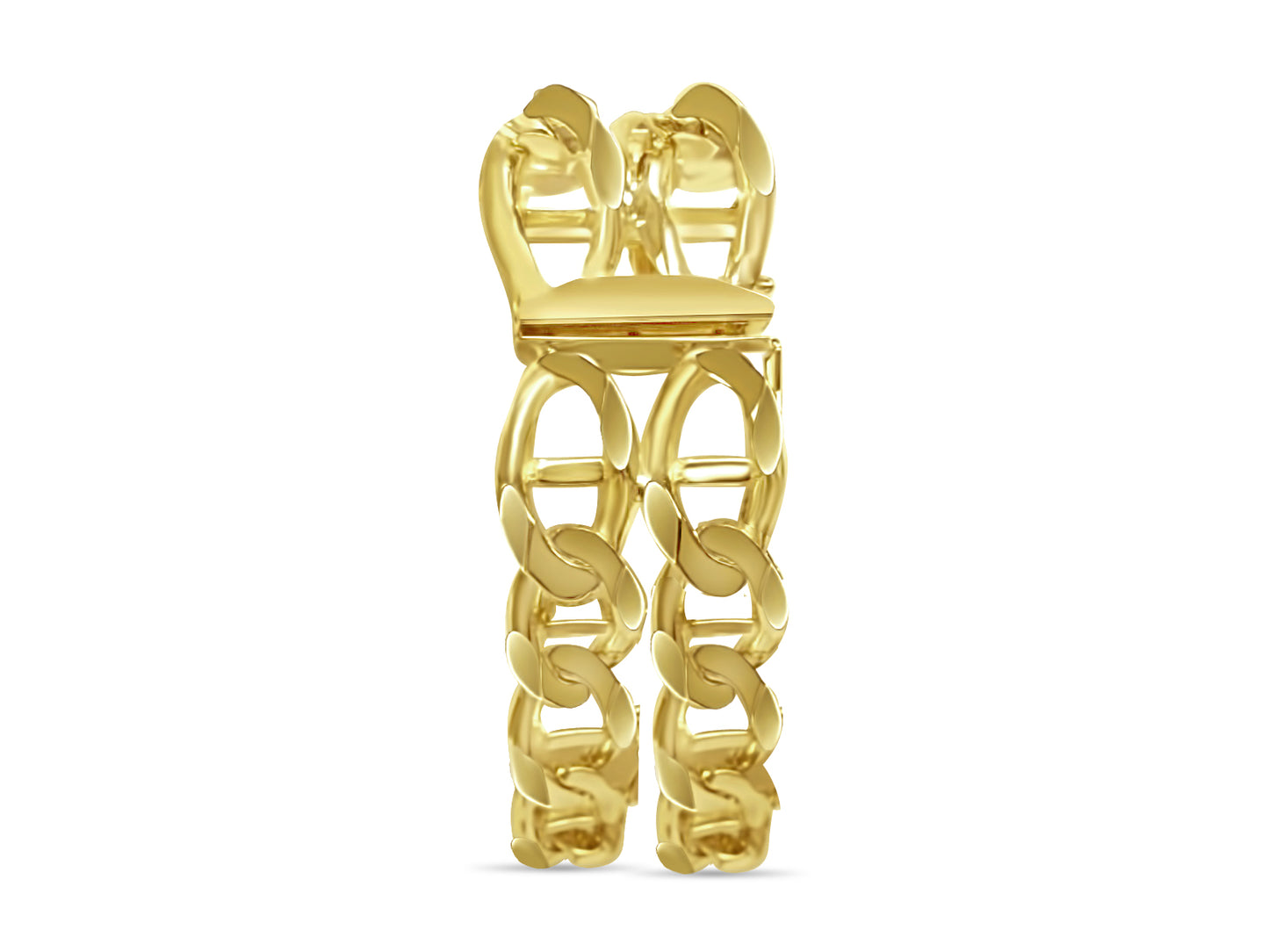 Handmade Solid Gold ID Mariner Bracelet , 28mm