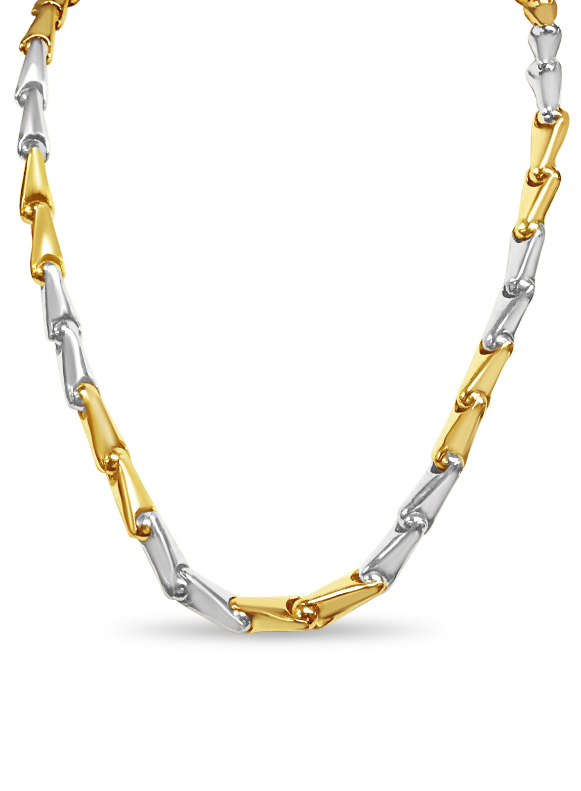 Handmade Solid Gold Cylinder Tube Necklace , 7mm