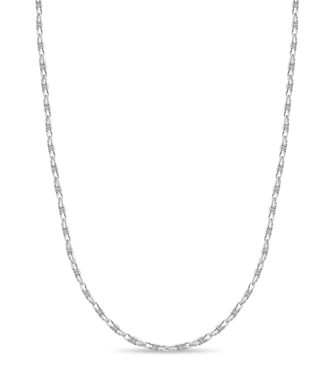 Handmade Solid Gold Anchor Mariner Necklace , 6mm