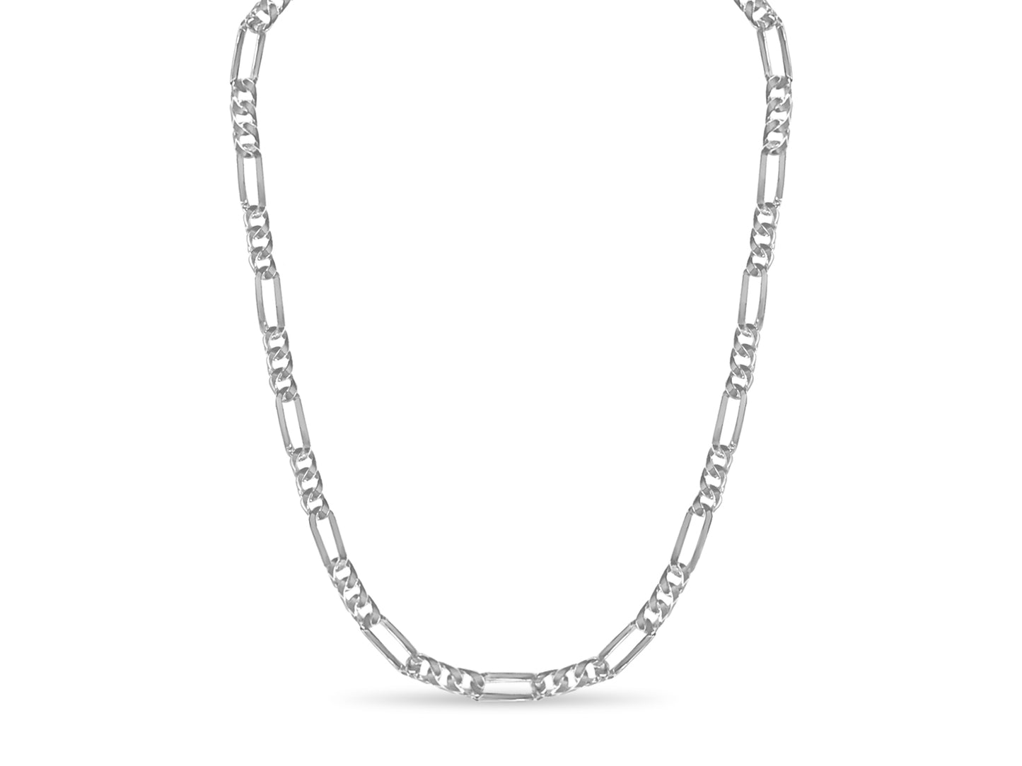 Handmade Solid Gold Figaro Necklace , 8mm