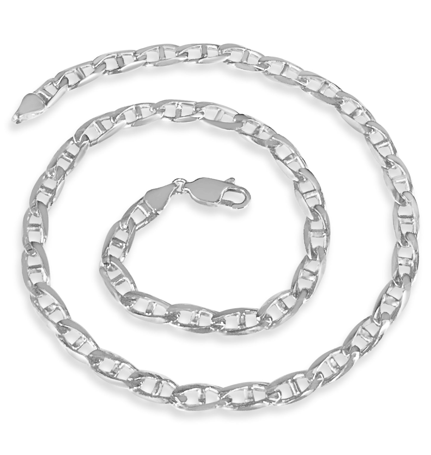Handmade Solid Gold Anchor Mariner Bracelet , 6mm