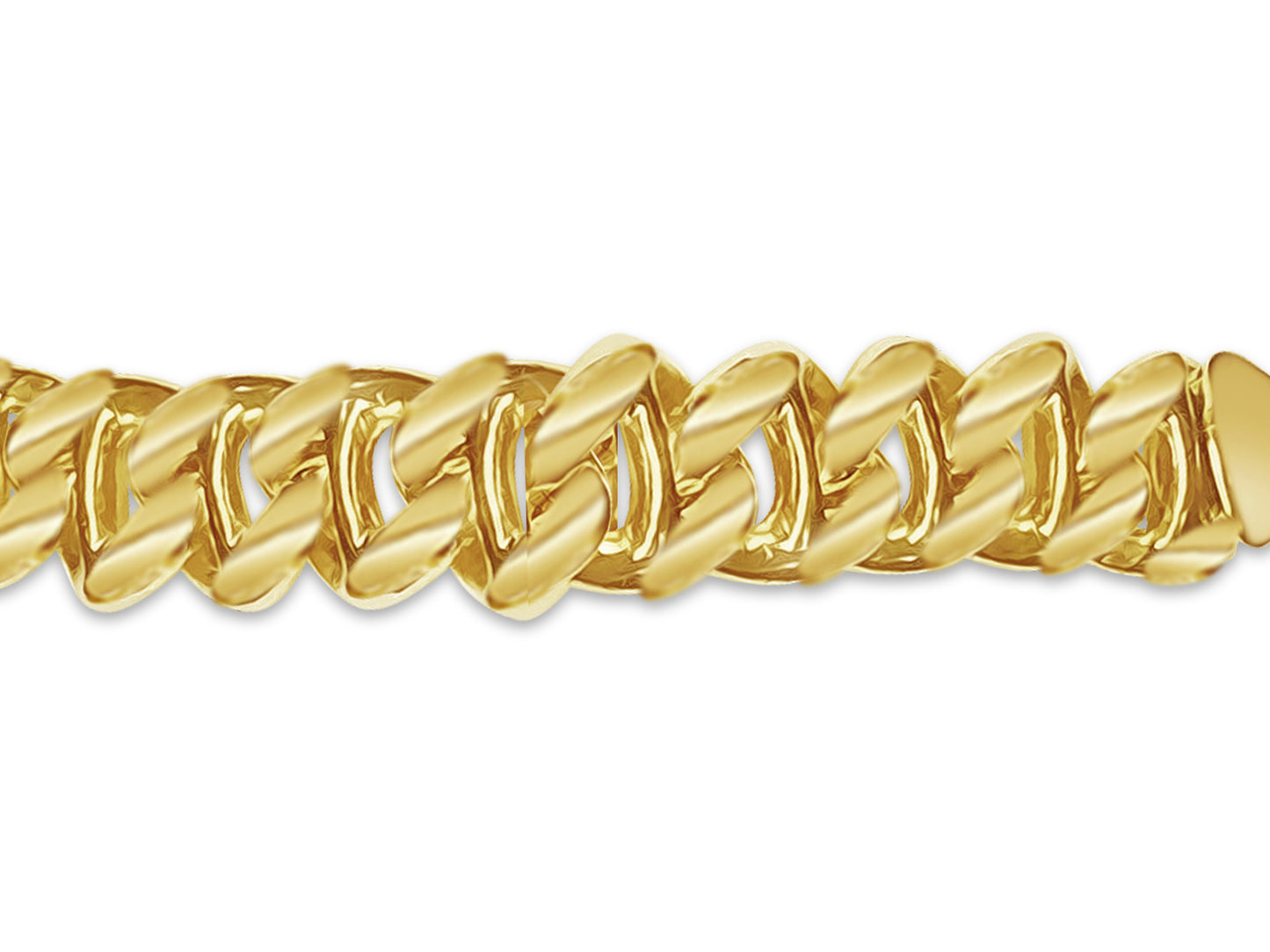 Handmade Solid Gold Mariner Necklace , 9mm