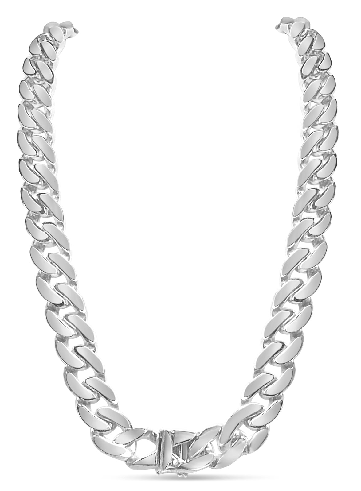 Handmade Solid Gold Miami Cuban Necklace , 16mm