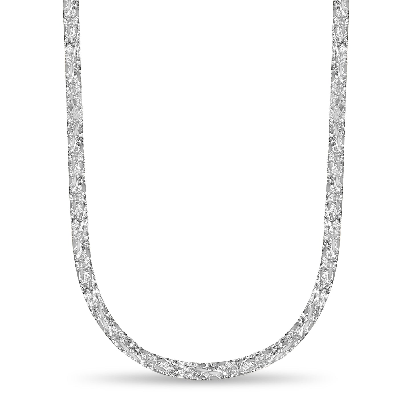 Handmade Solid Gold Nugget Necklace , 17mm