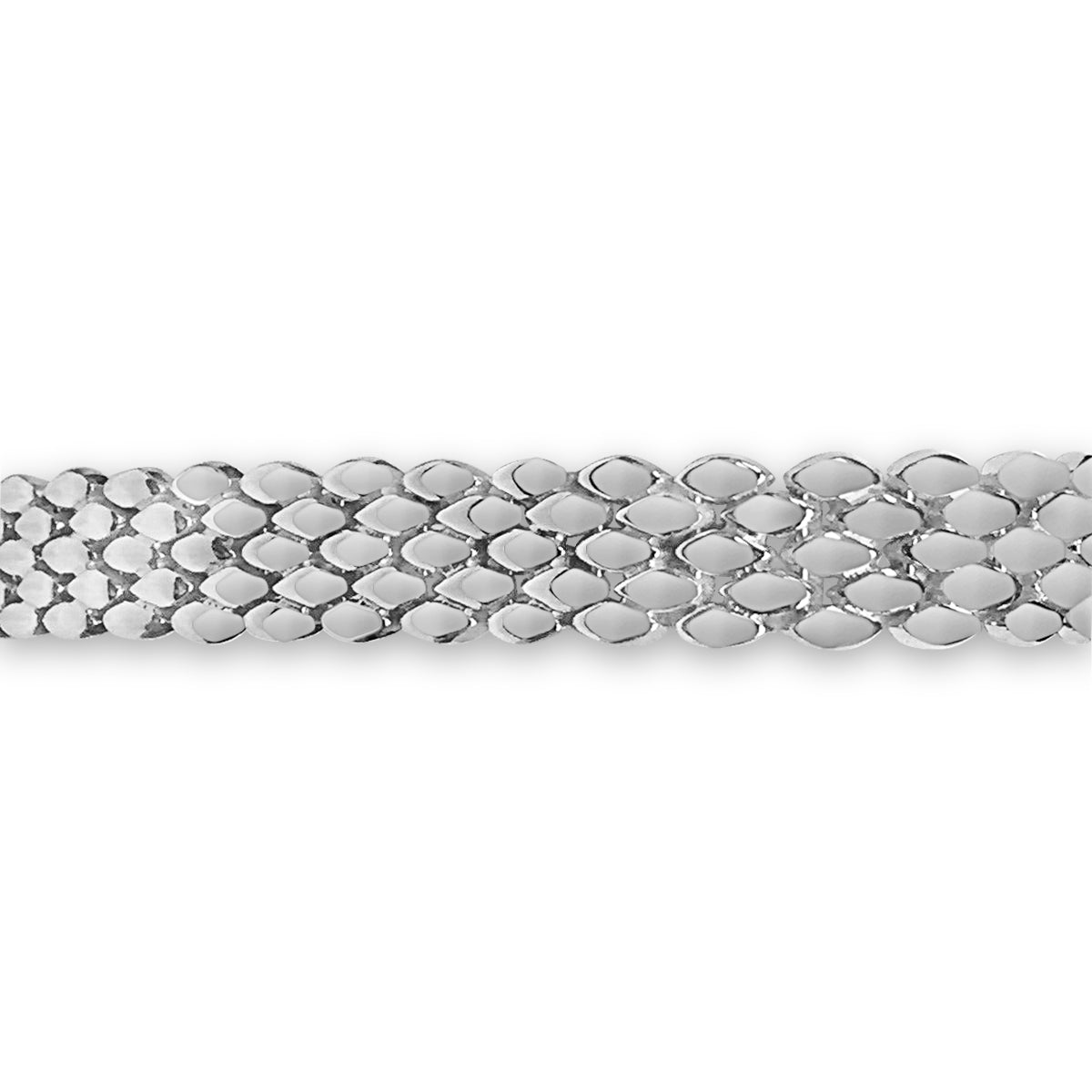 Handmade Solid Gold Panther Bracelet , 12mm