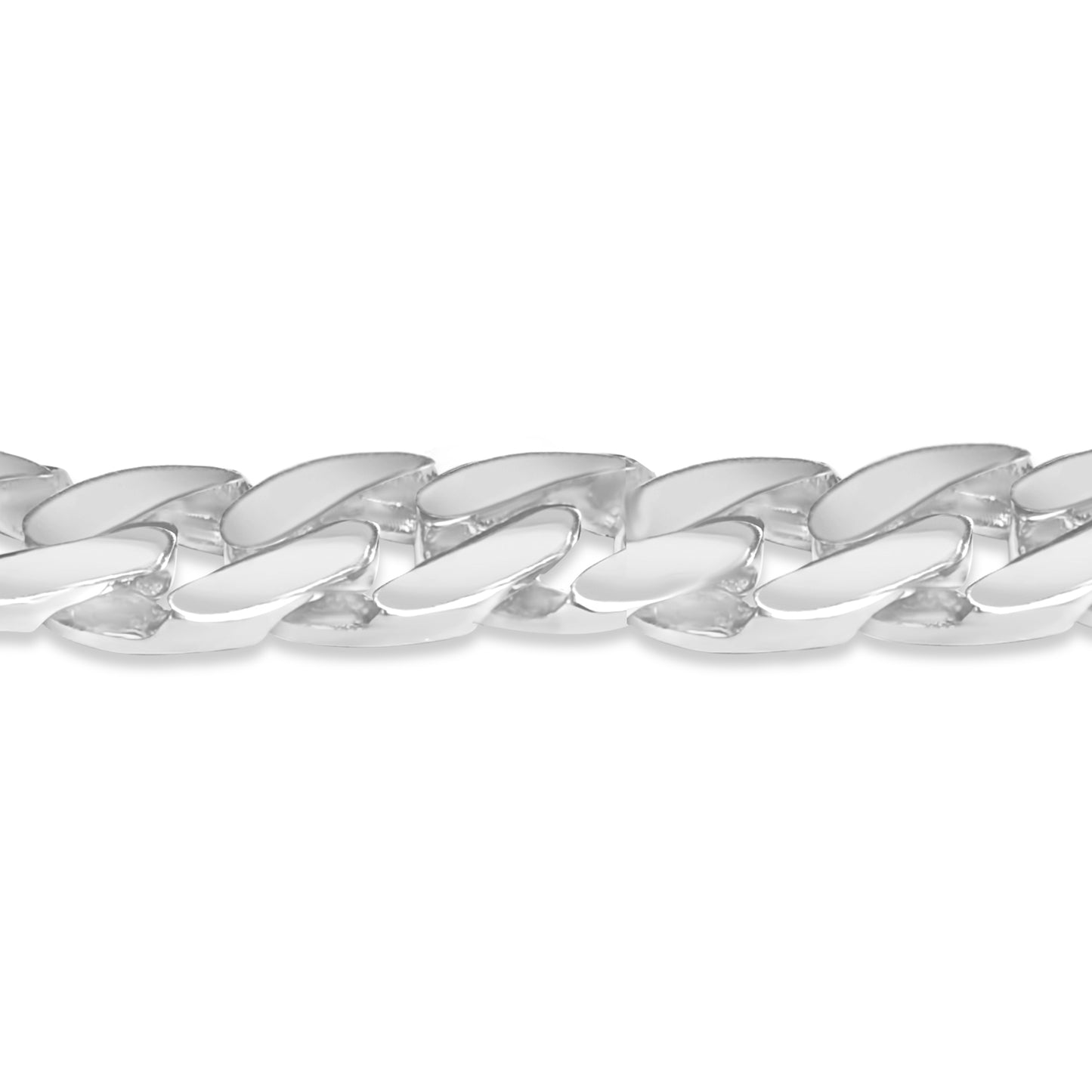 Handmade Solid Gold Curb Bracelet , 16mm