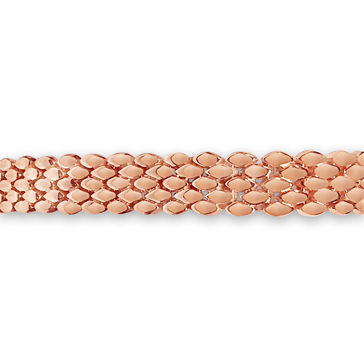 Handmade Solid Gold Panther Bracelet , 12mm