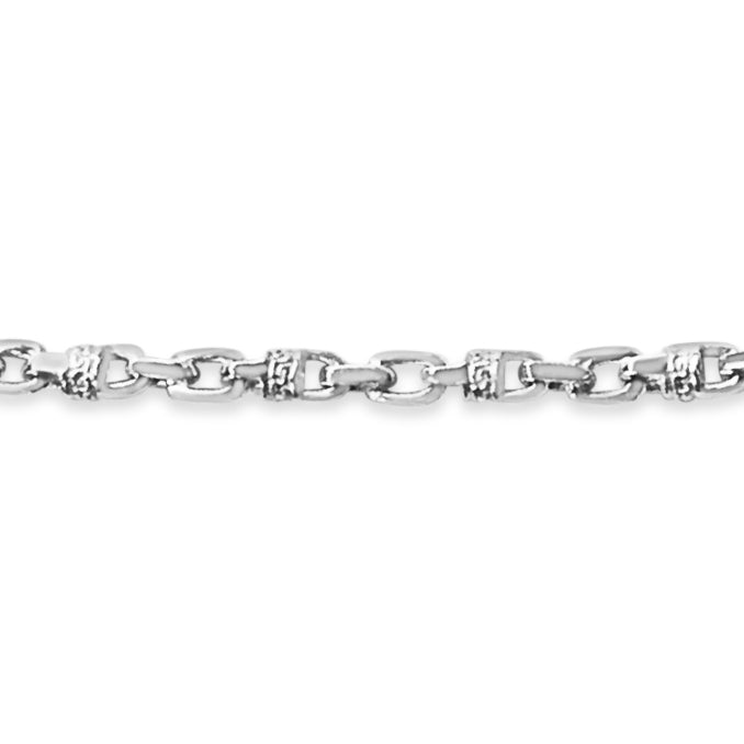 Handmade Solid Gold Fancy Greek Bracelet , 6mm