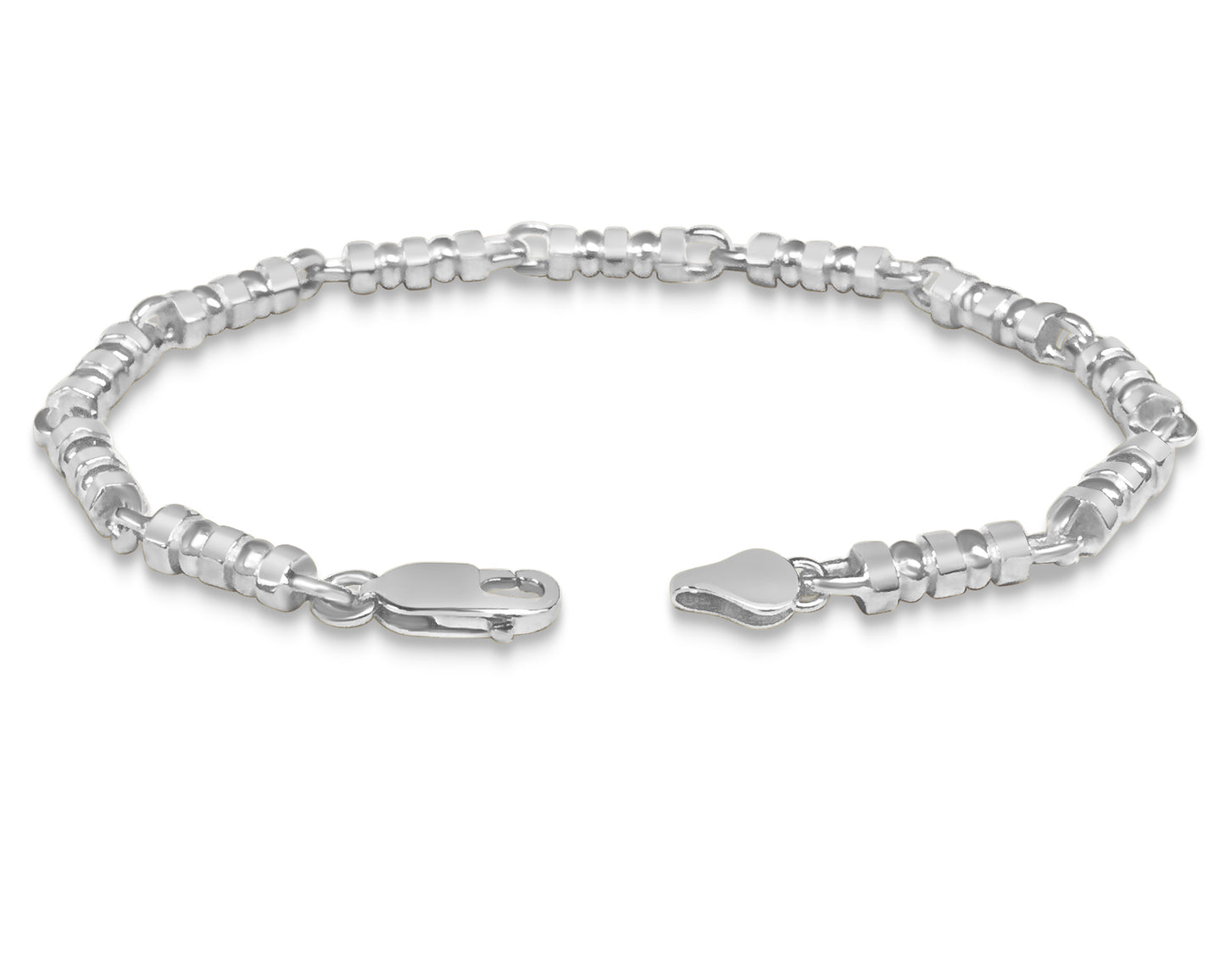 Handmade Solid Gold Bead Bracelet , 5mm