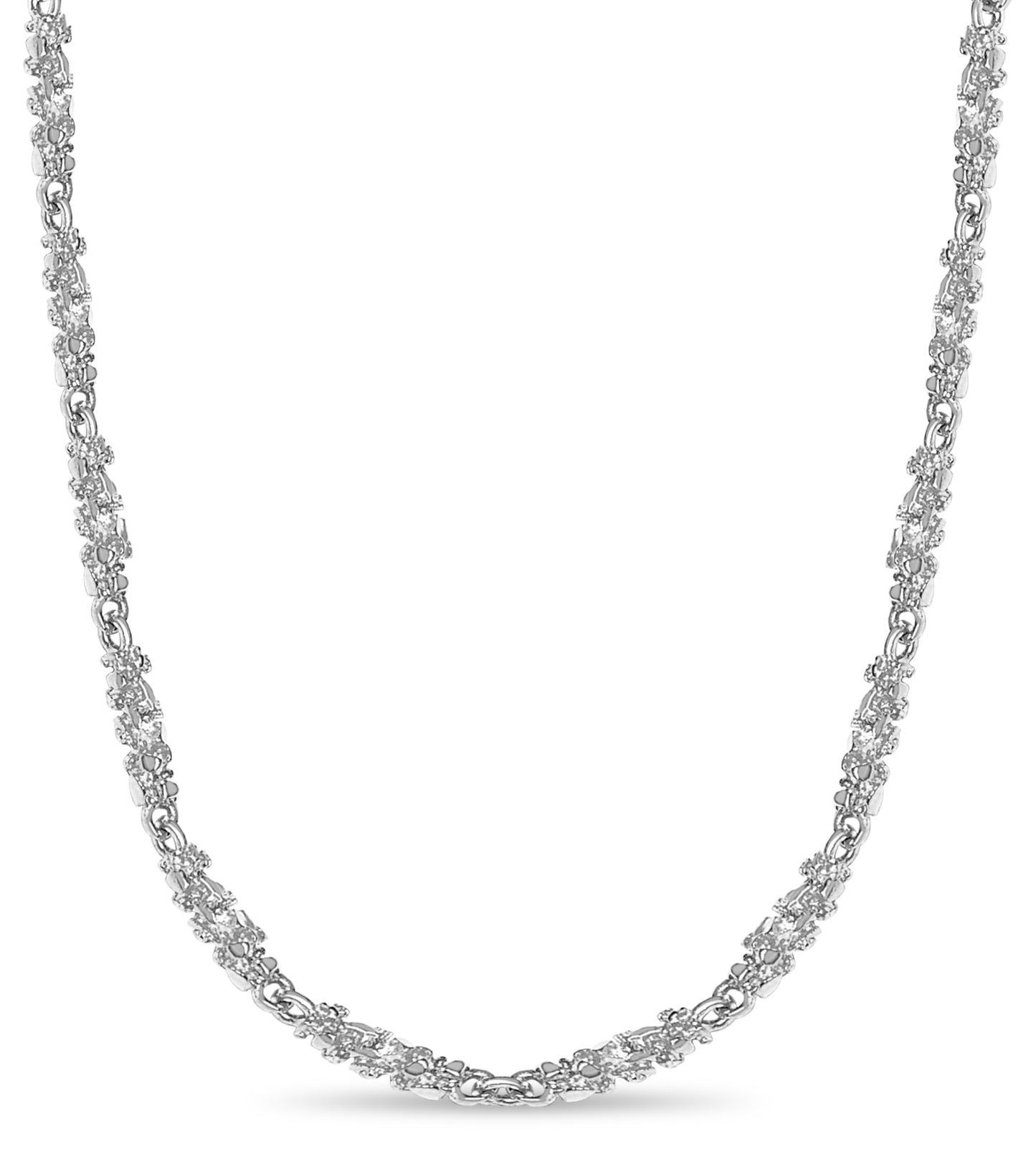 Handmade Solid Gold Nugget Necklace , 4mm