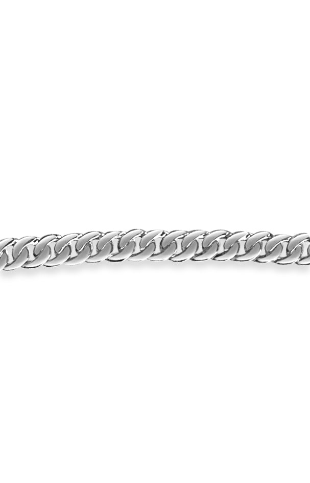 Handmade Solid Gold Curb Bracelet , 10mm