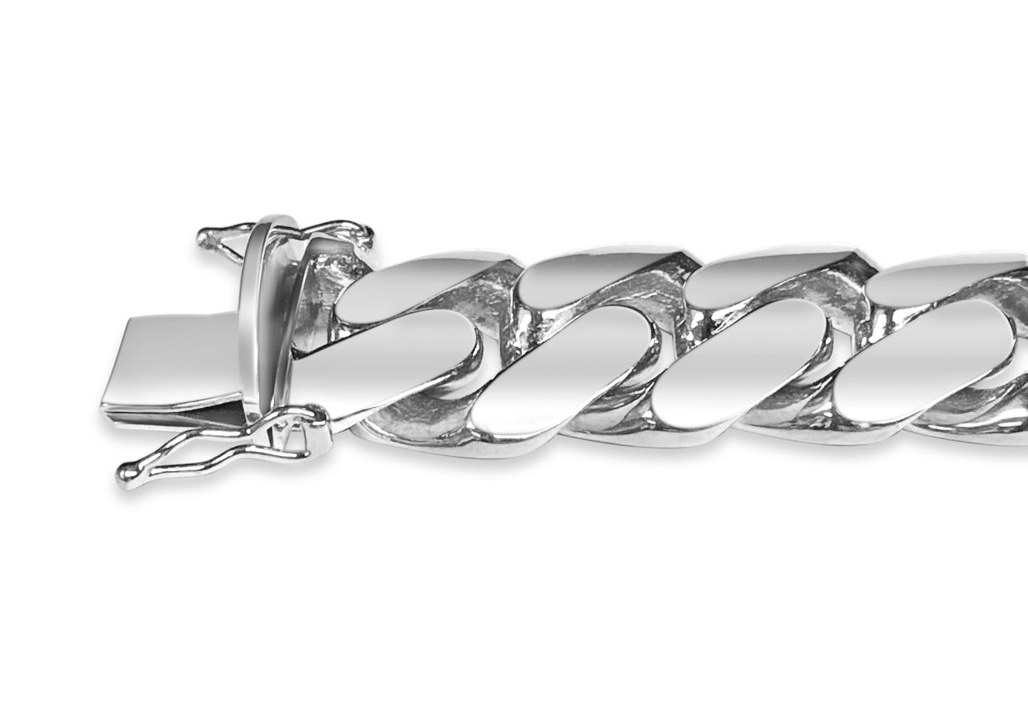 Handmade Solid Gold Miami Cuban Bracelet , 16mm