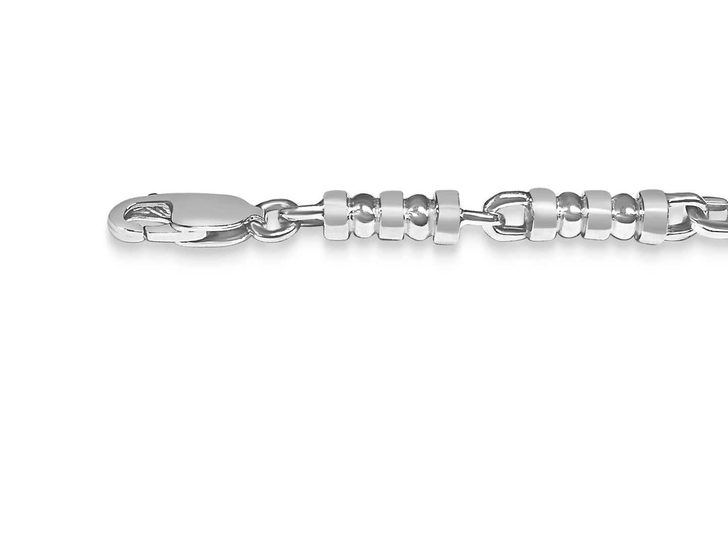 Handmade Solid Gold Bead Bracelet , 5mm