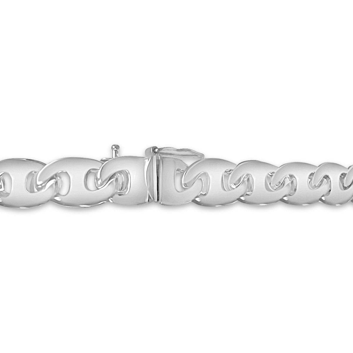 Handmade Solid Gold Mariner Bracelet , 9mm