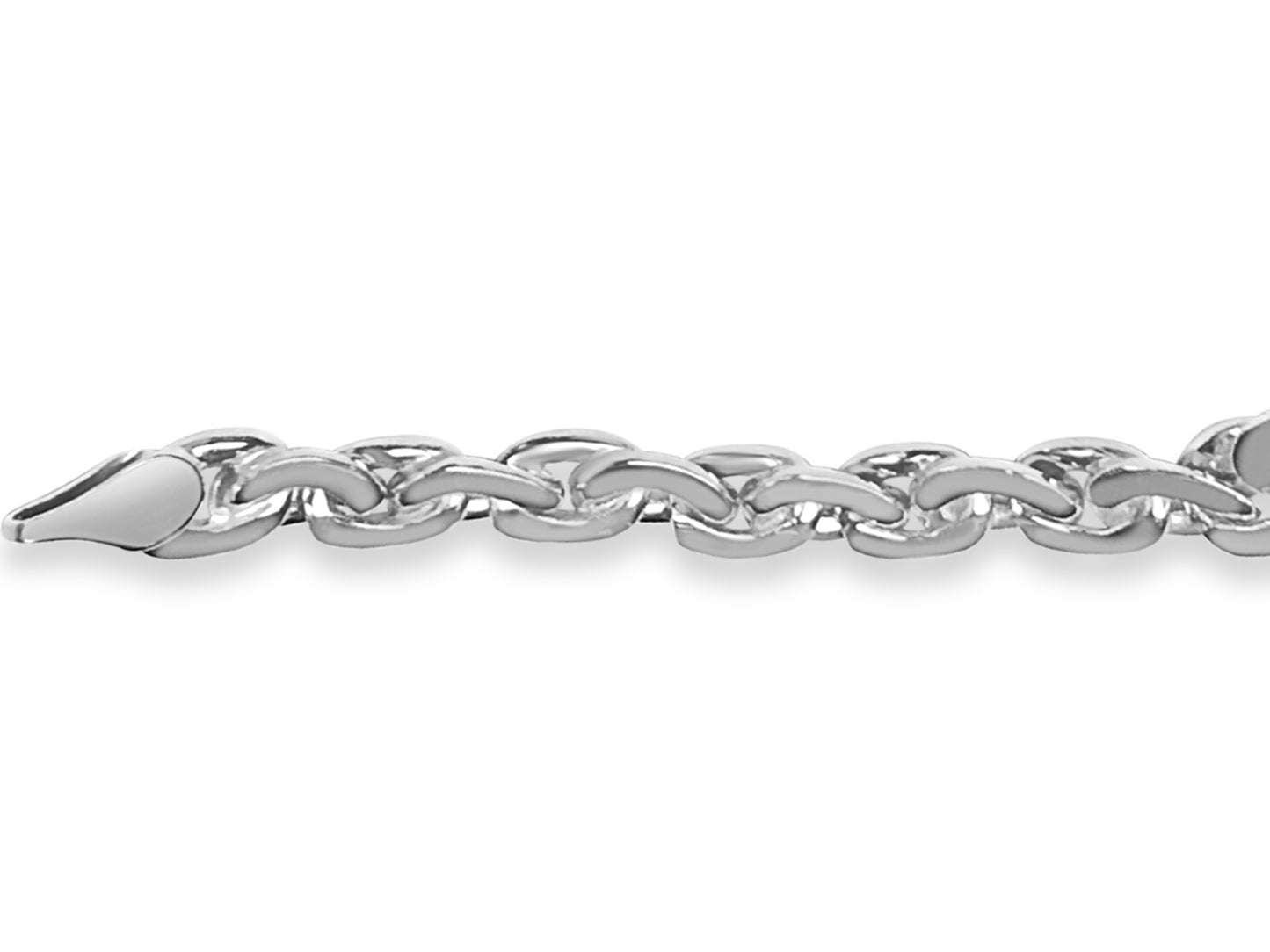 Handmade Solid Gold Infinity Bracelet , 7mm