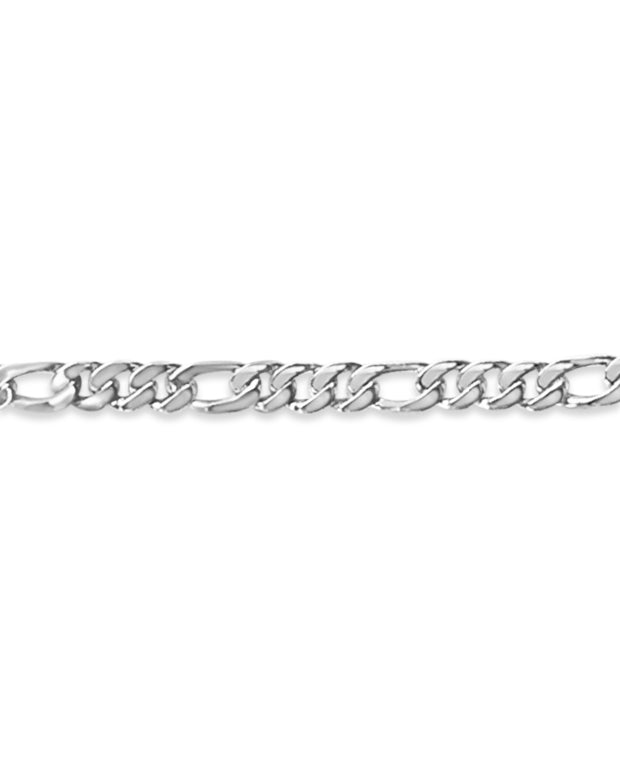 Handmade Solid Gold Figaro Bracelet , 7mm