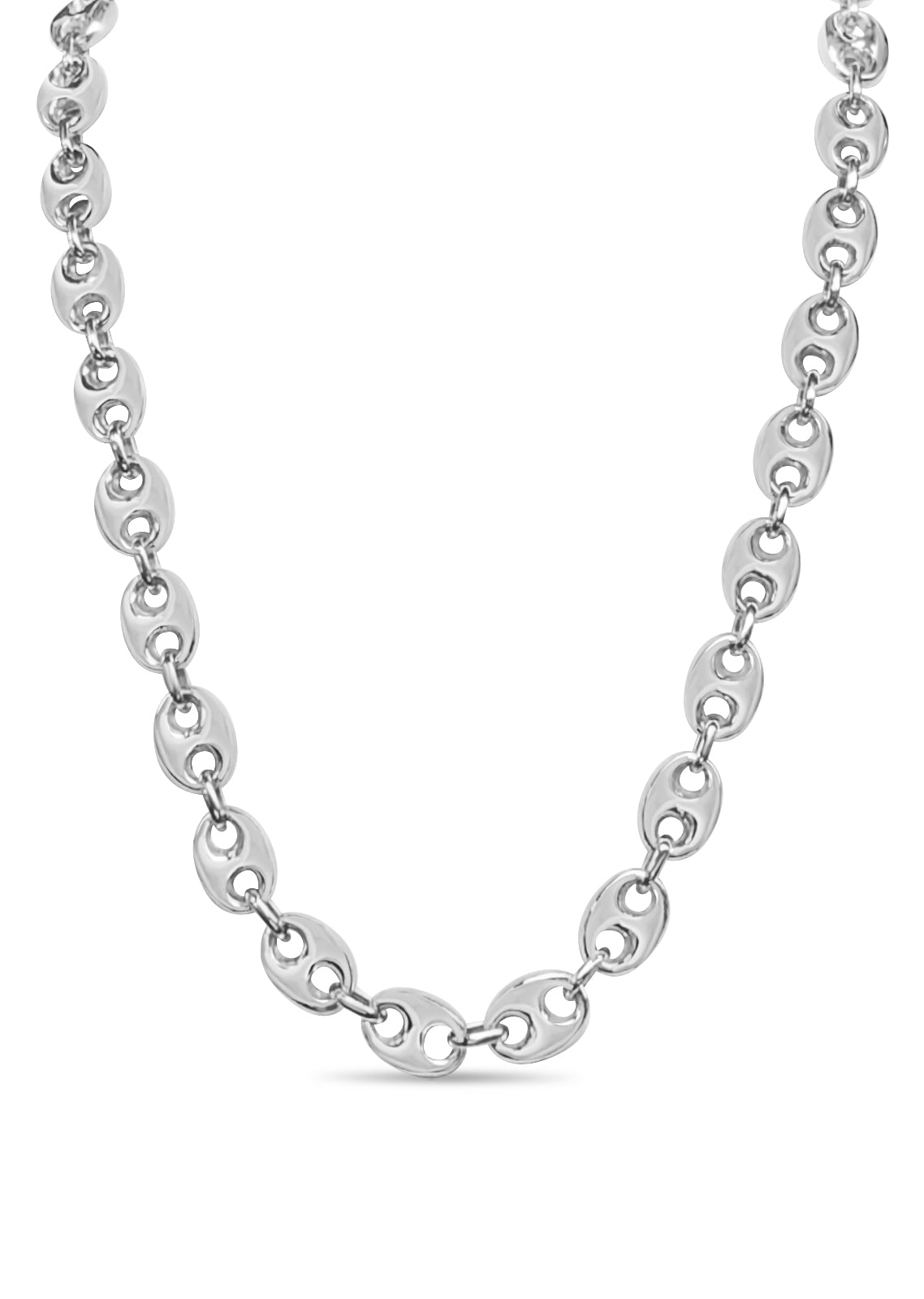 Handmade Solid Gold Mariner Necklace , 11mm
