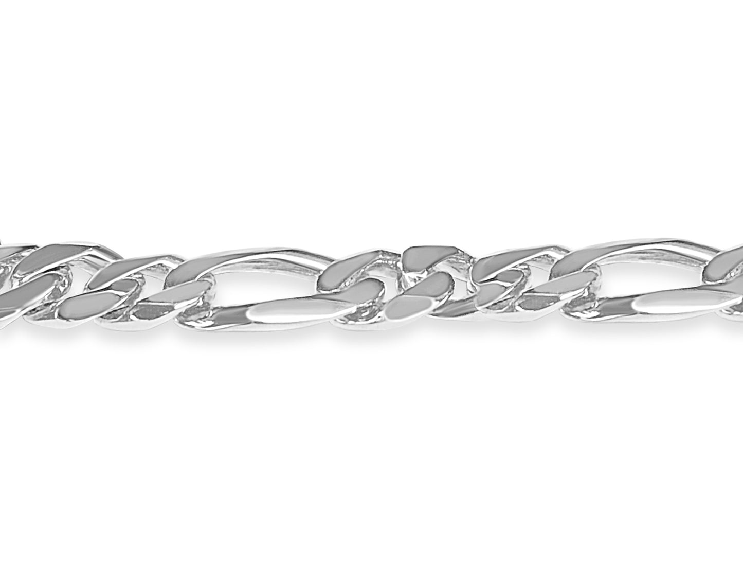 Handmade Solid Gold Figaro Bracelet , 12mm