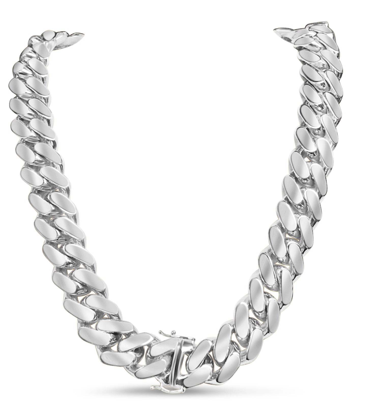 Handmade Solid Gold Miami Cuban Necklace , 18mm