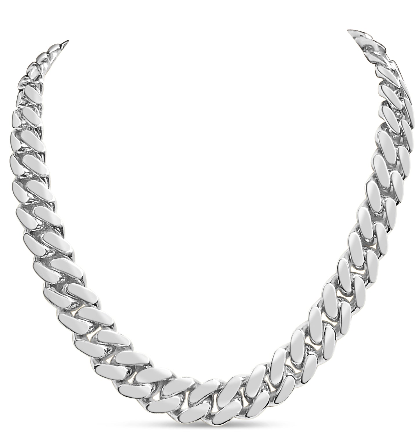 Handmade Solid Gold Miami Cuban Necklace , 16mm