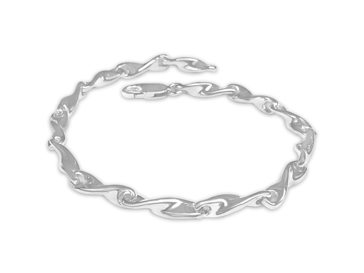 Handmade Solid Gold Twist Bracelet , 5mm