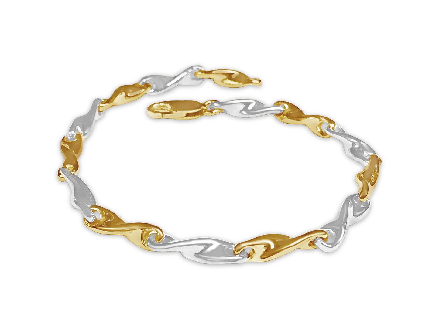 Handmade Solid Gold Twist Bracelet , 5mm