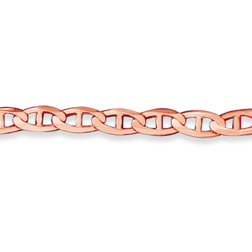 Handmade Solid Gold Anchor Mariner Bracelet , 6mm