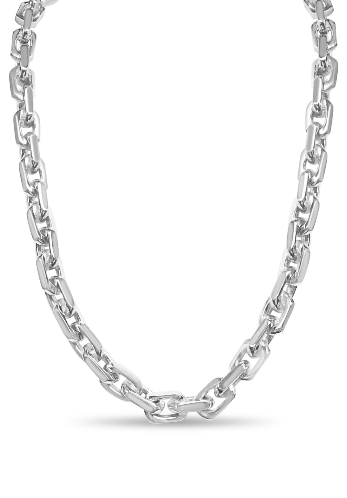 Handmade Solid Gold Fancy Rolo Necklace , 11mm