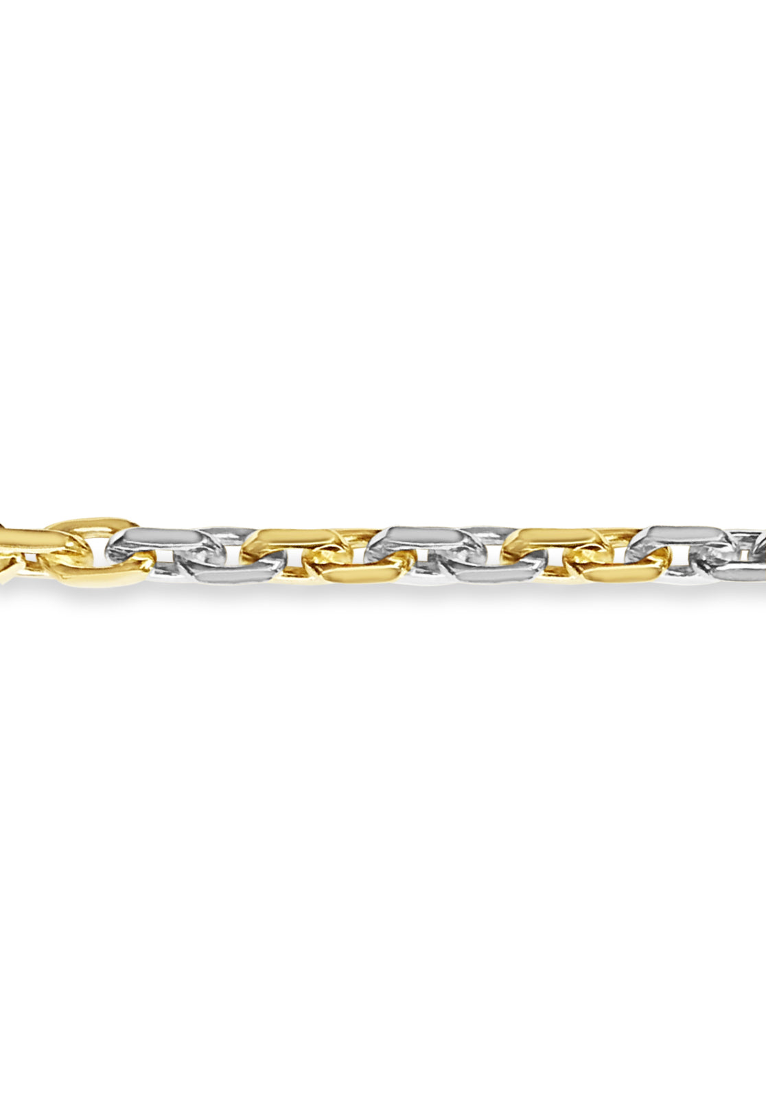 Handmade Solid Gold Fancy Rolo Bracelet , 11mm