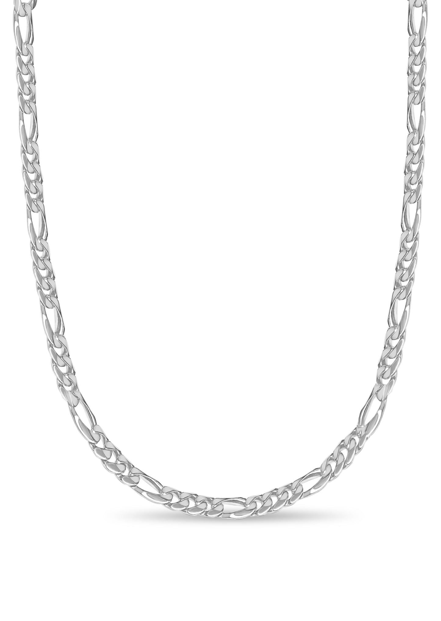 Handmade Solid Gold Figaro Necklace , 9mm