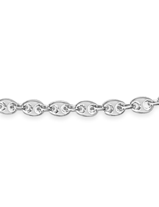 Handmade Solid Gold Mariner Bracelet , 7mm