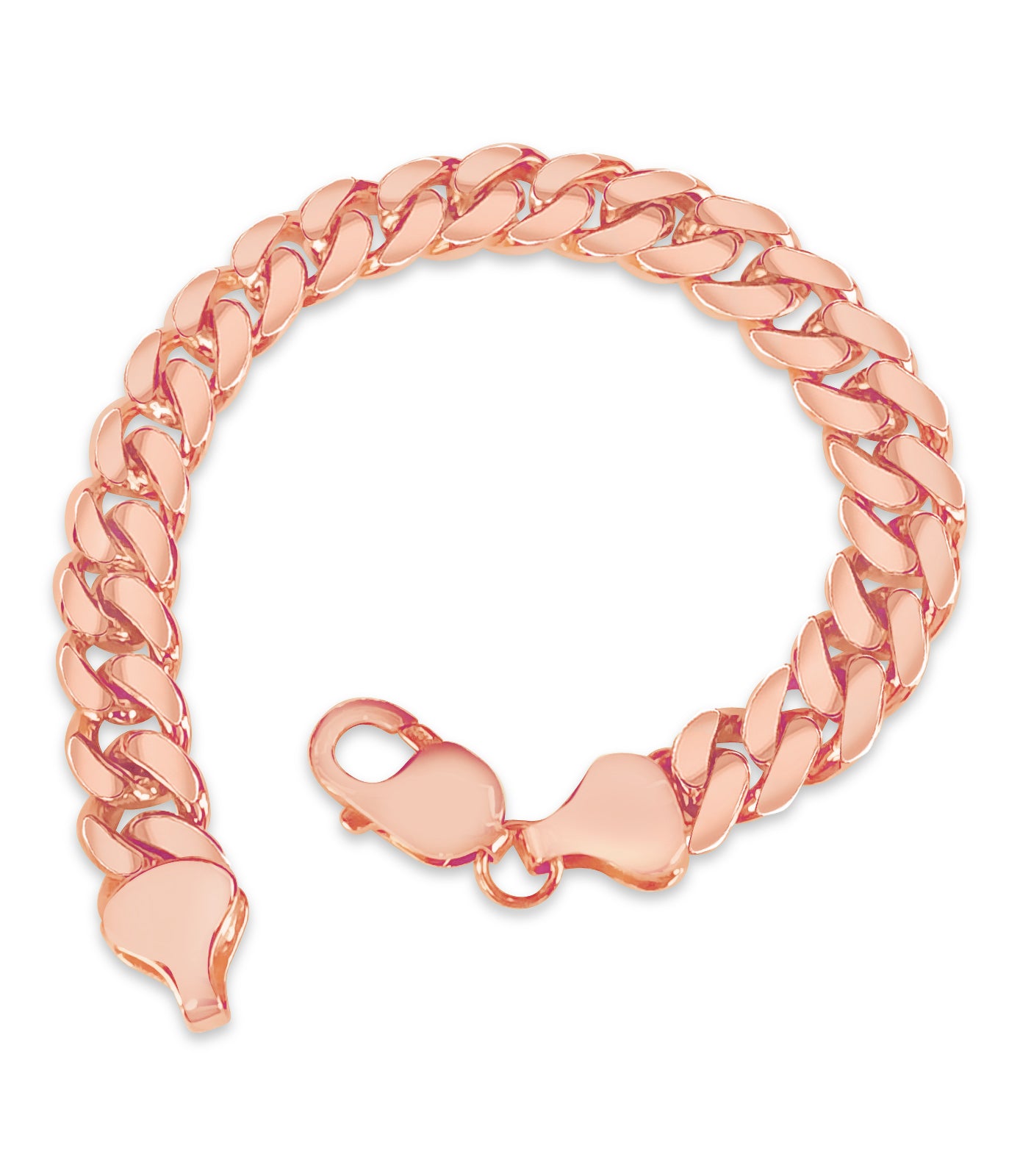 Handmade Solid Gold Miami Cuban Bracelet , 11mm