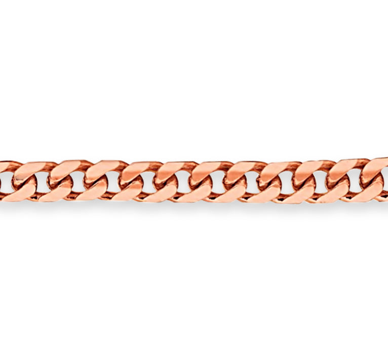 Handmade Solid Gold Miami Cuban Bracelet , 7mm