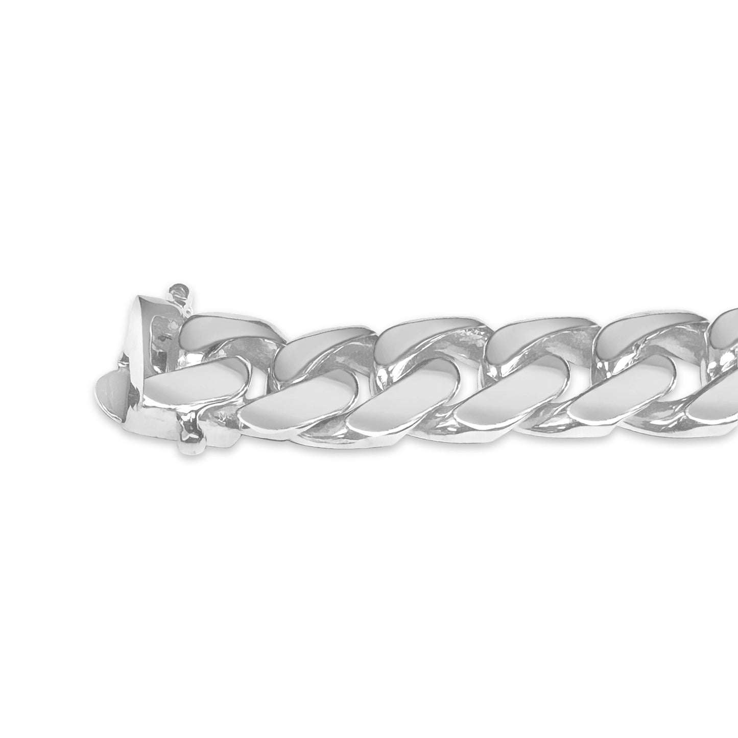 Handmade Solid Gold Miami Cuban Bracelet , 11mm