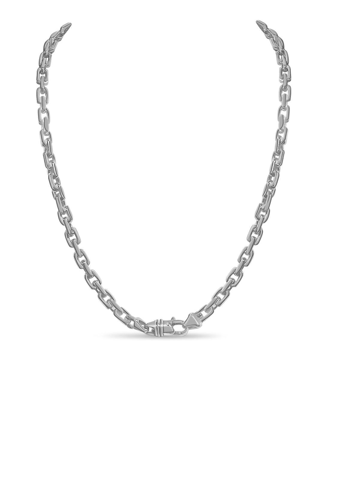 Handmade Solid Gold Fancy Rolo Necklace , 7mm
