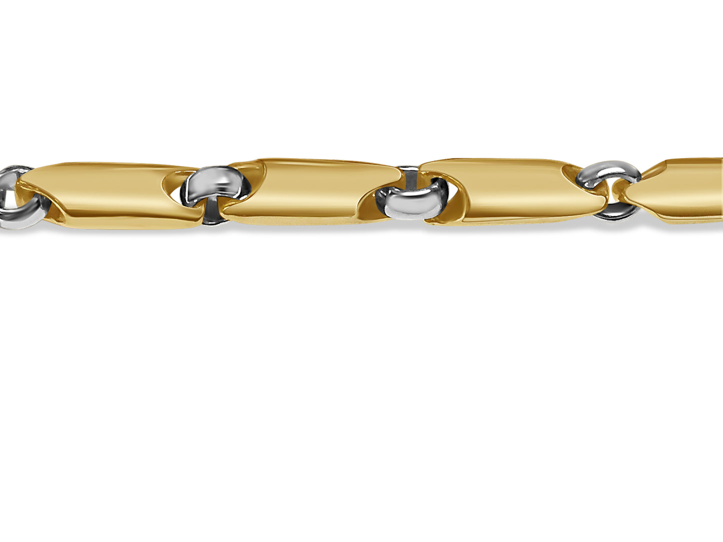 Handmade Solid Gold Cylinder Tube Bracelet , 5mm