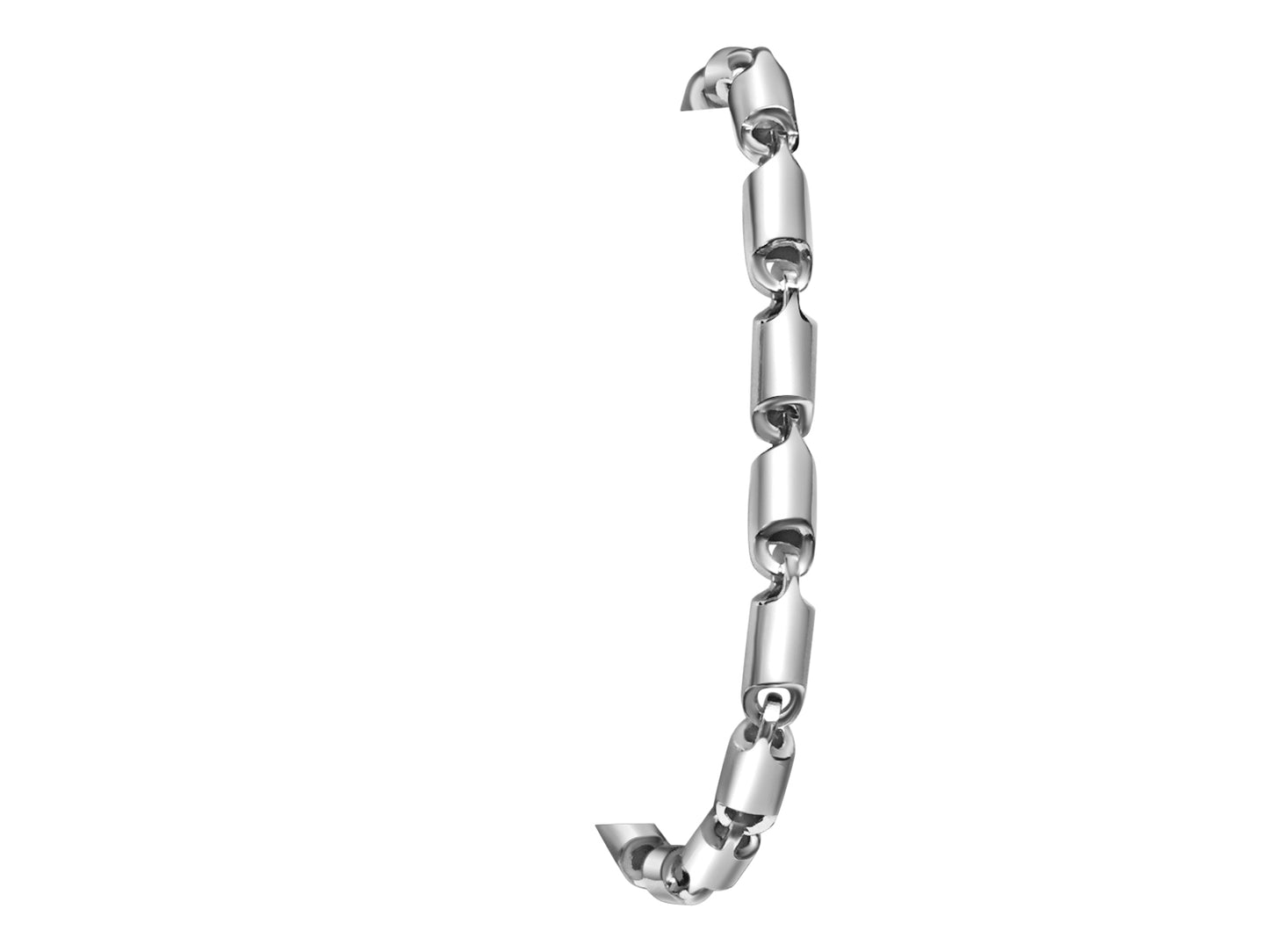 Handmade Solid Gold Cylinder Tube Bracelet , 6mm