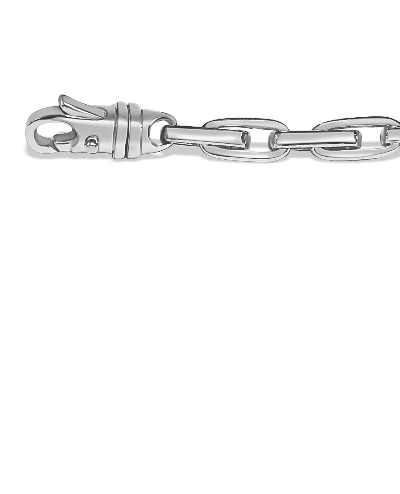 Handmade Solid Gold Fancy Rolo Bracelet , 6mm