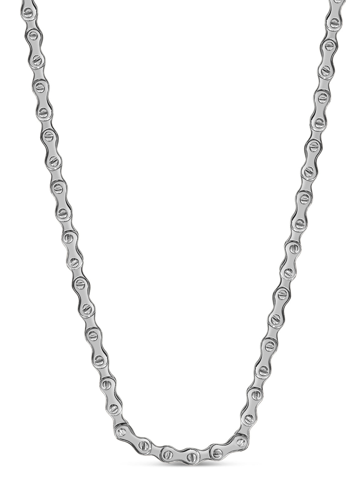 Handmade Solid Gold Motorcycle/Bike Chain Necklace , 11mm