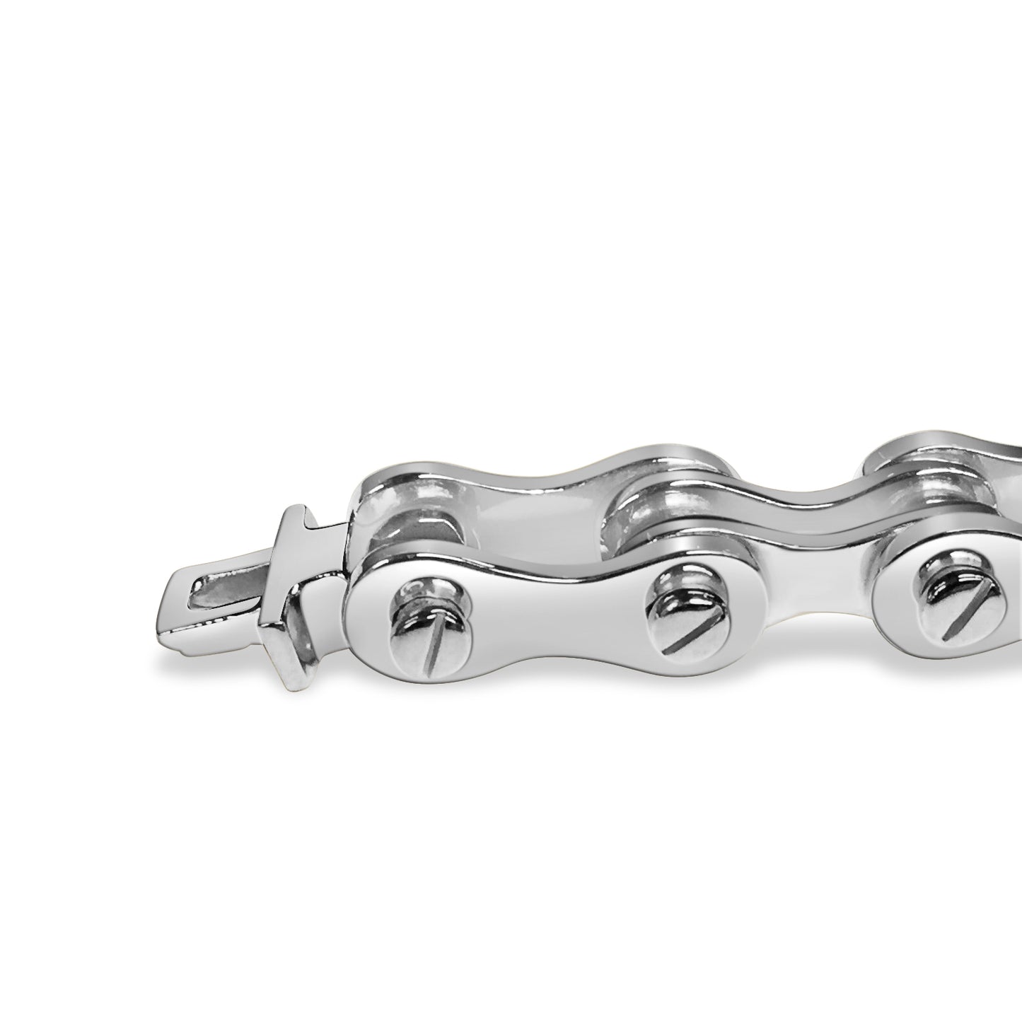 Handmade Solid Gold Motorcycle/Bike Chain Bracelet , 11mm