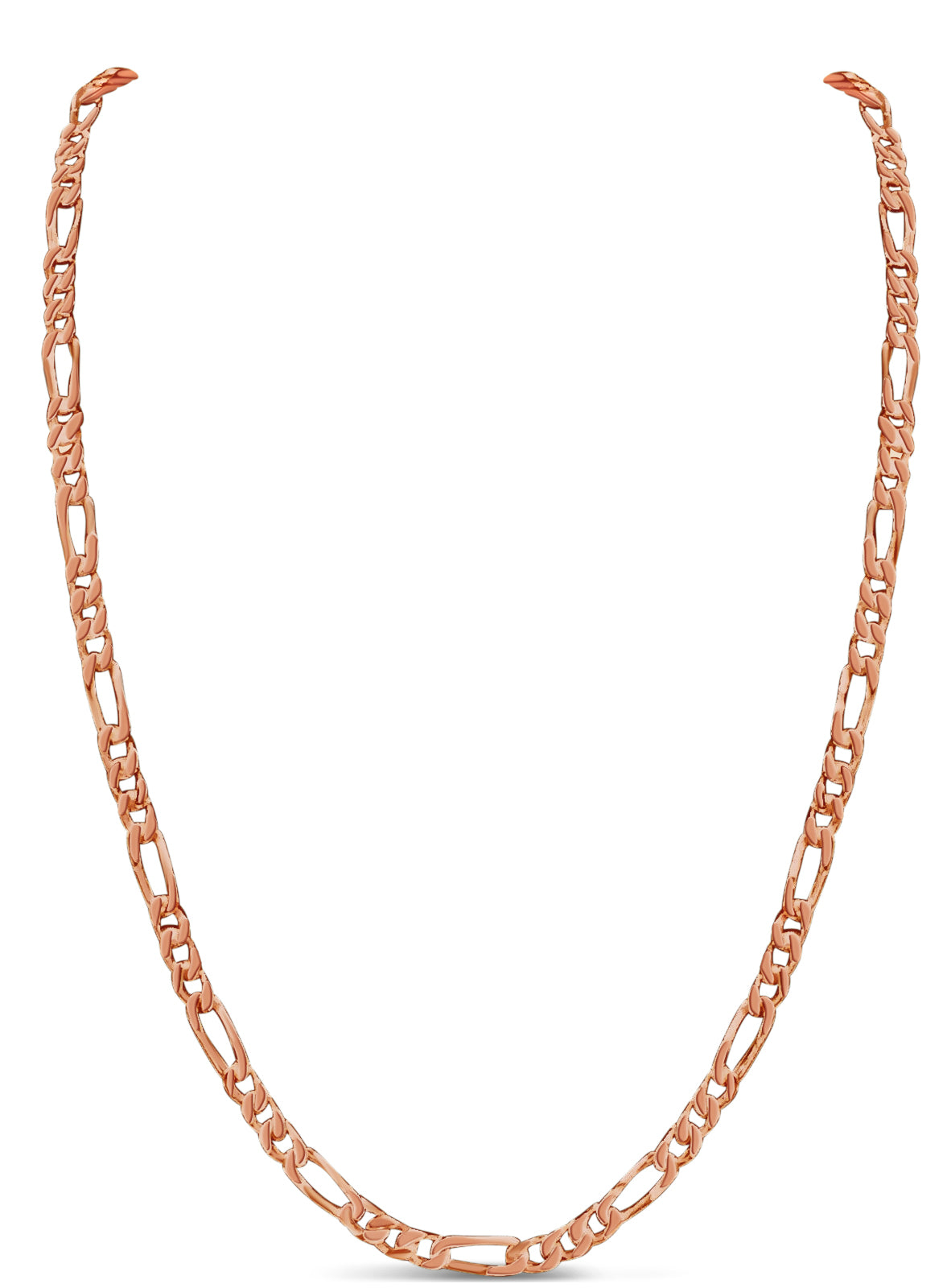 Handmade Solid Gold Figaro Necklace , 5mm