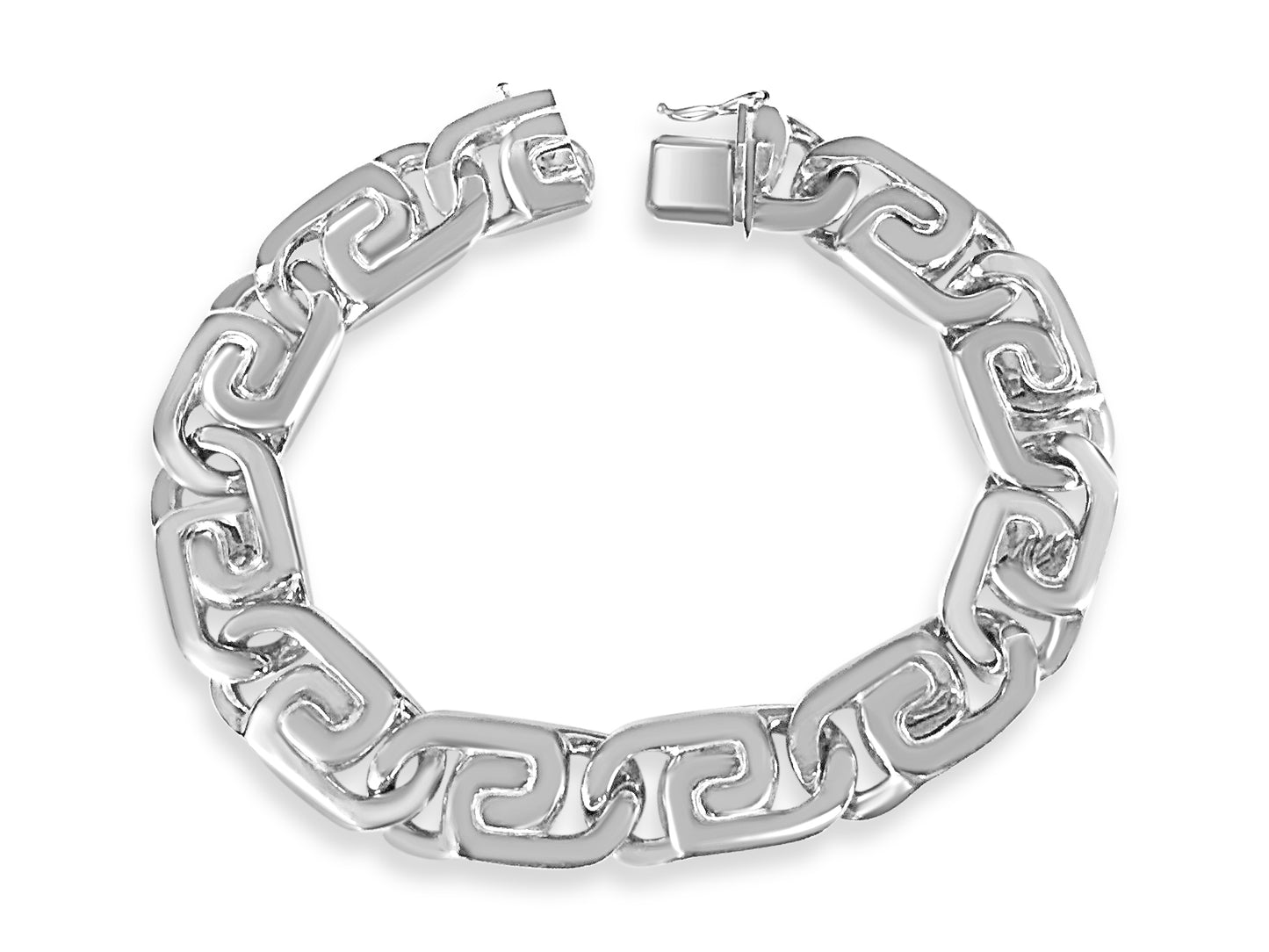 Handmade Solid Gold Tiger Eye Bracelet , 15mm