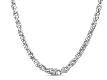 Handmade Solid Gold Fancy Rolo Necklace , 8mm