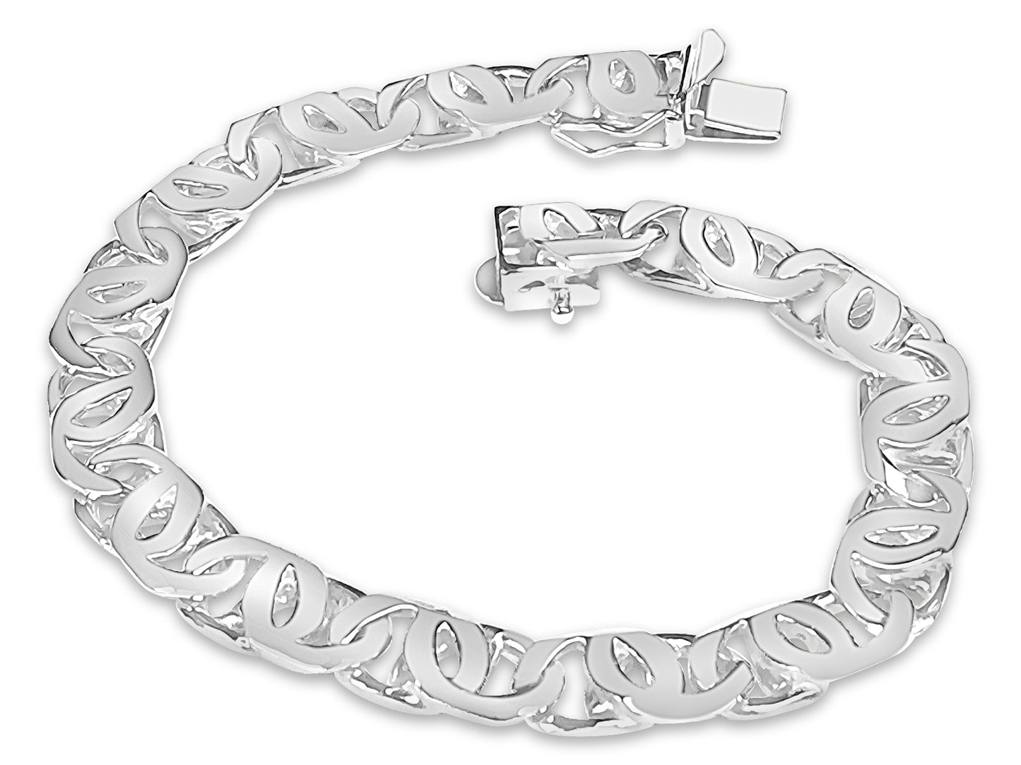 Handmade Solid Gold Tiger Eye Bracelet , 8mm