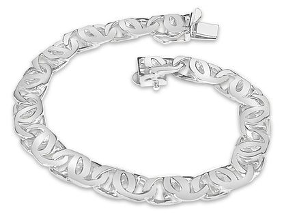 Handmade Solid Gold Tiger Eye Bracelet , 8mm