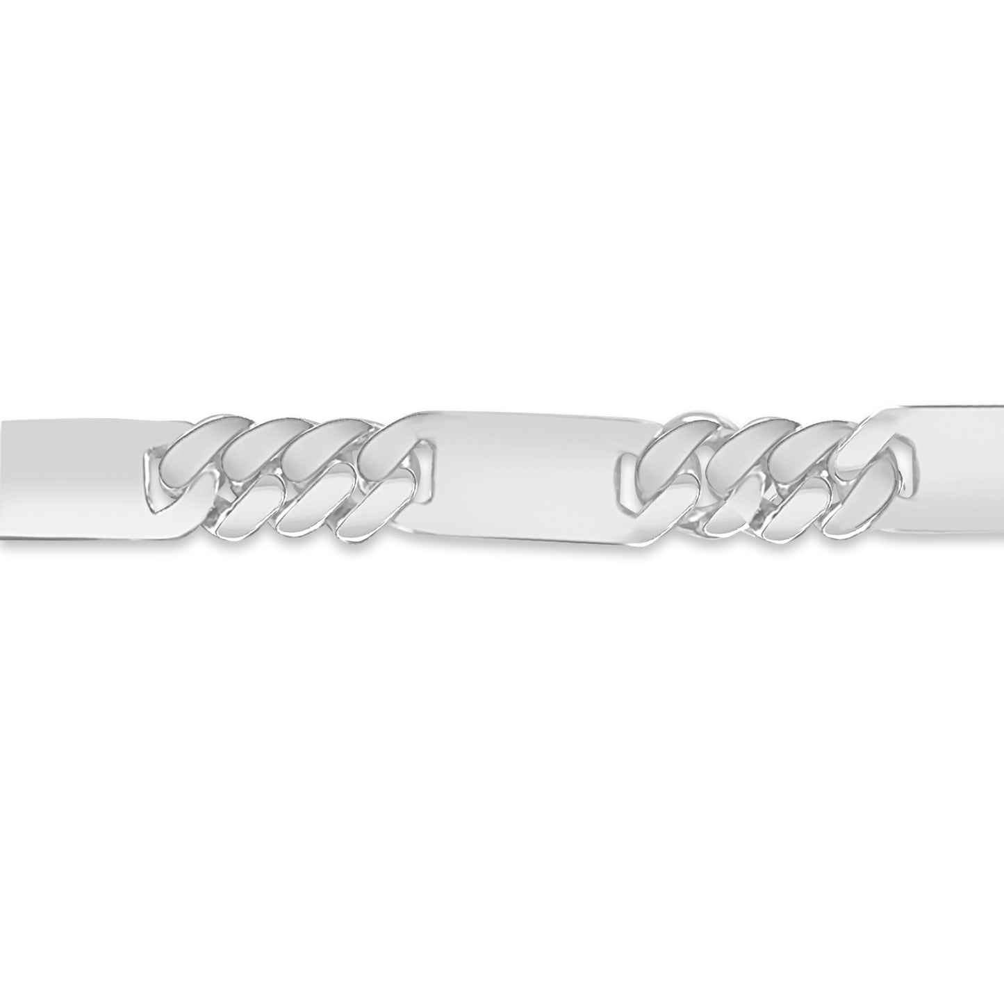 Handmade Solid Gold Figaro Bar Bracelet , 8mm