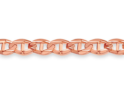 Handmade Solid Gold Anchor Mariner Bracelet , 13mm