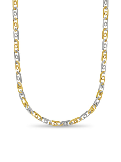 Handmade Solid Gold Bullet Tiger Eye Necklace , 16mm
