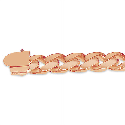 Handmade Solid Gold Diamond ID Curb Bracelet , 10mm